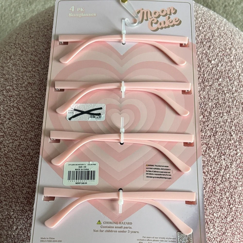 ‼️2/$10‼️ Pink Heart Sunglasses for Kids